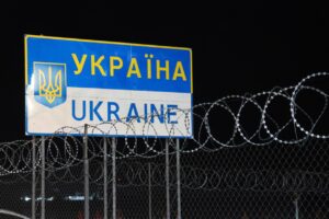 På grensen til Ukraina. Foto: Lars Bugge Aarset